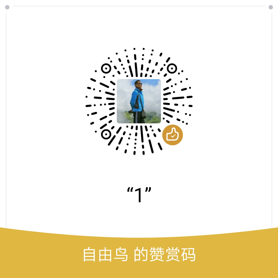 我的赞赏码