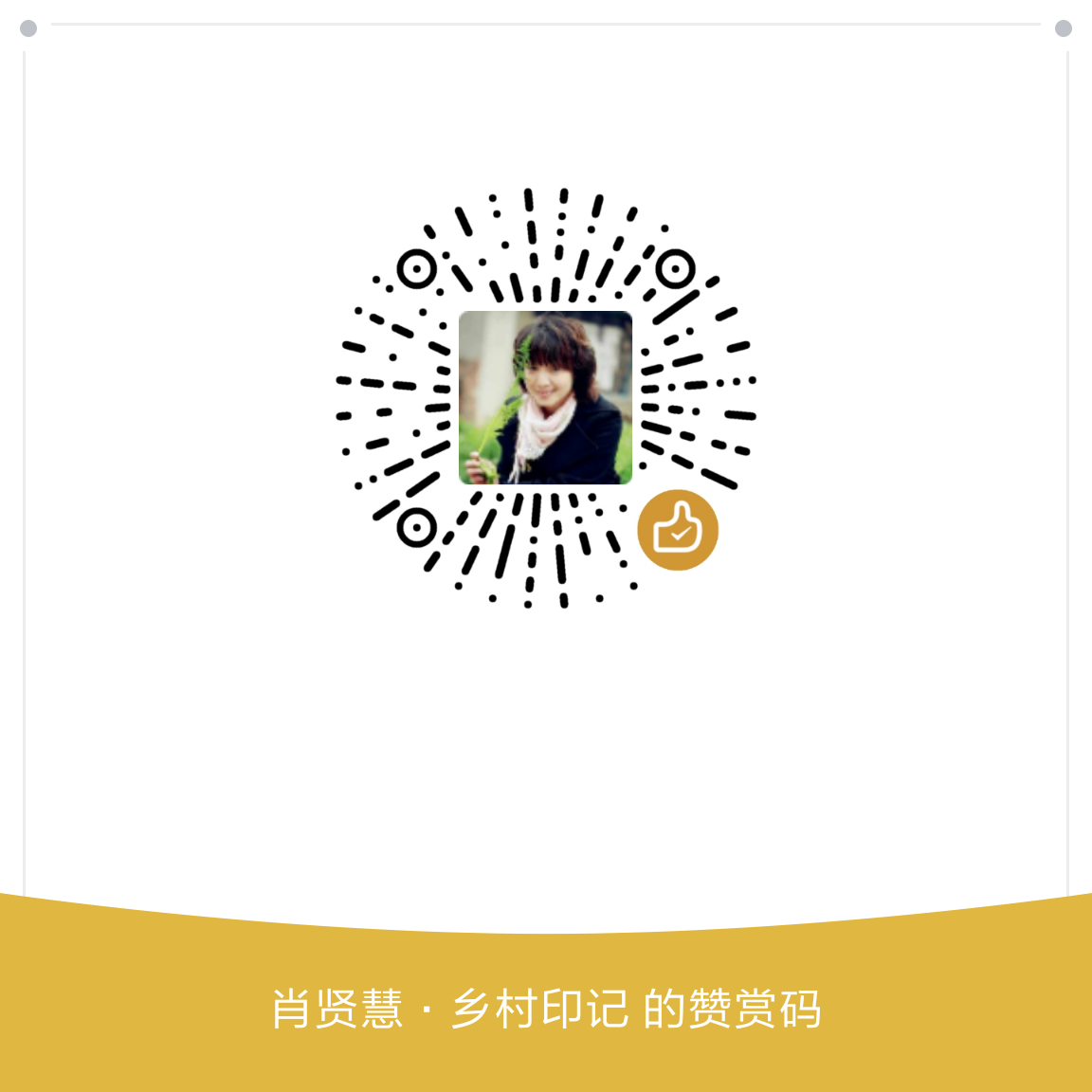 我的赞赏码
