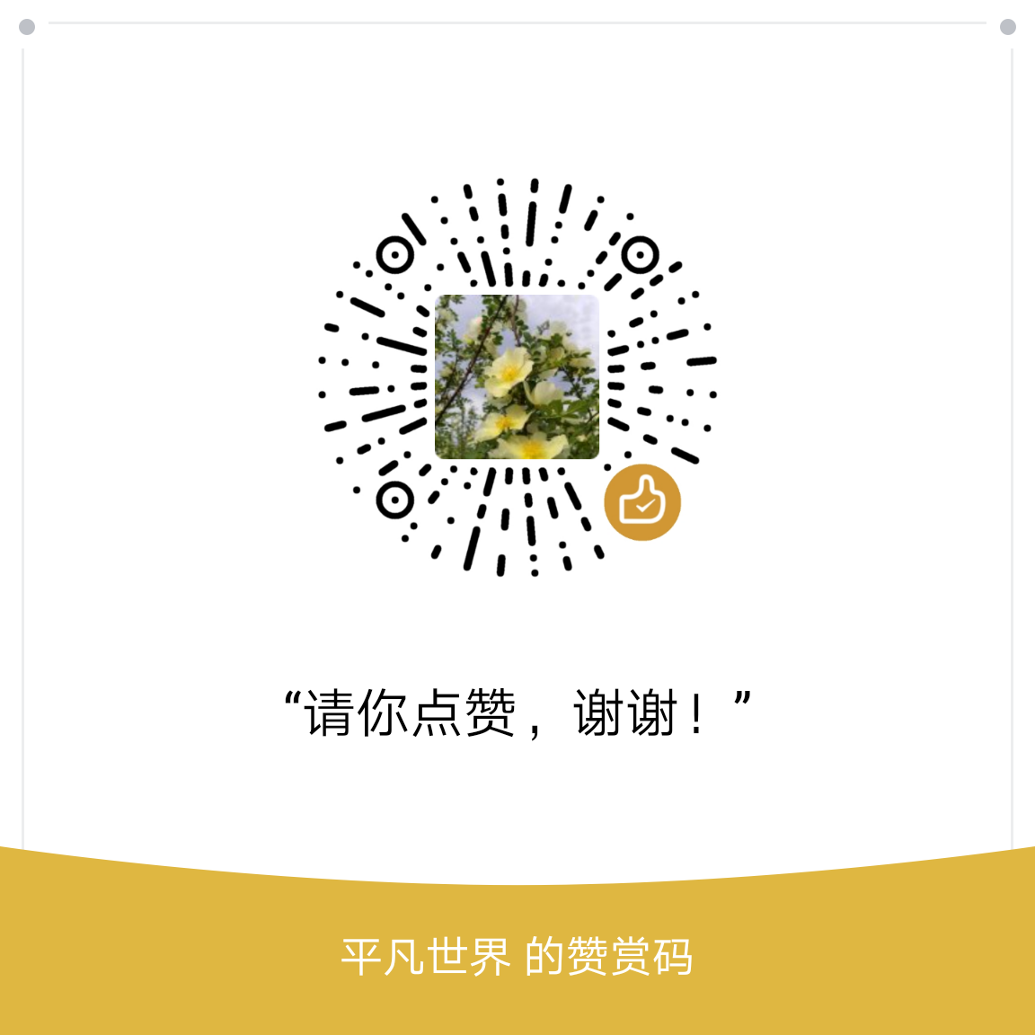 我的赞赏码