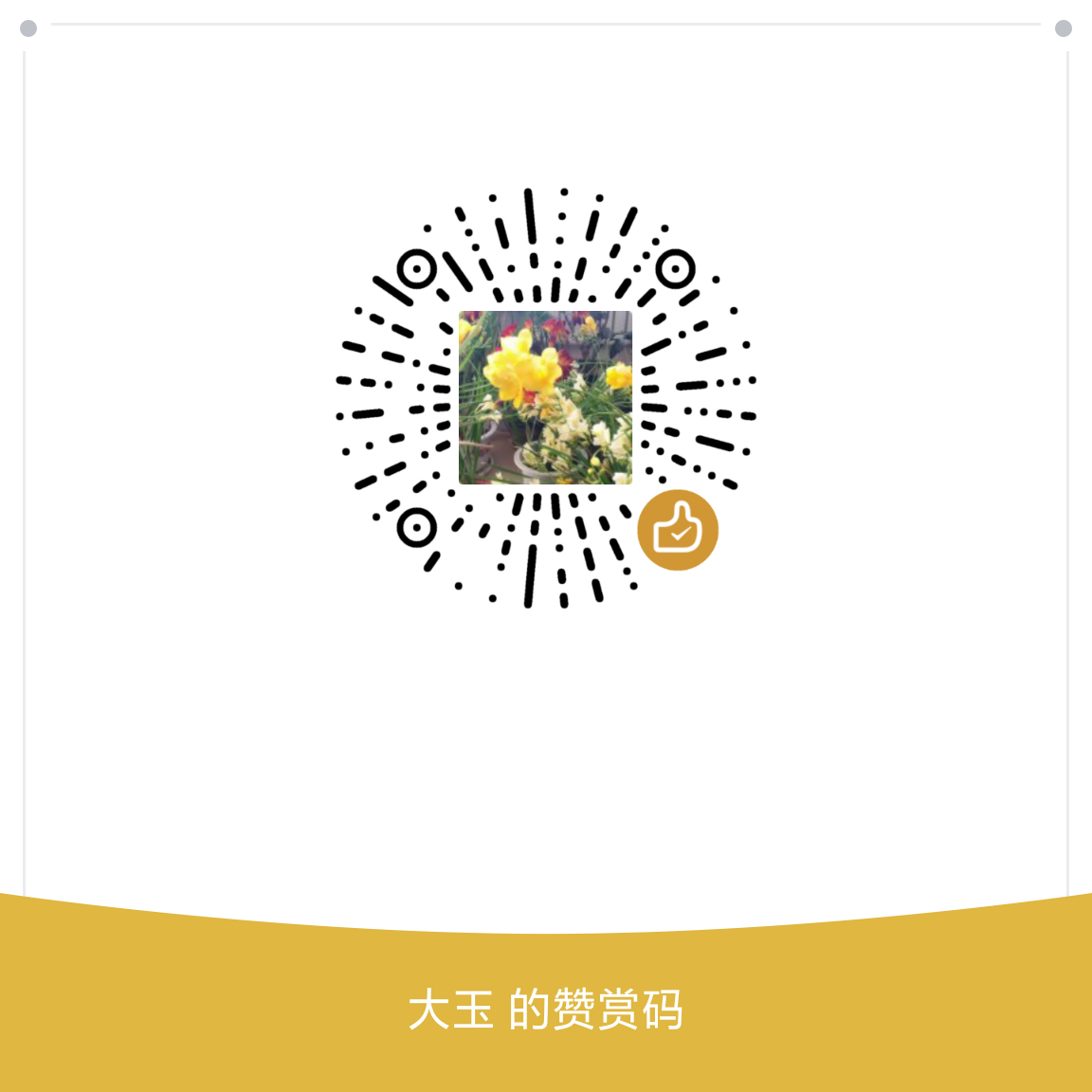 我的赞赏码