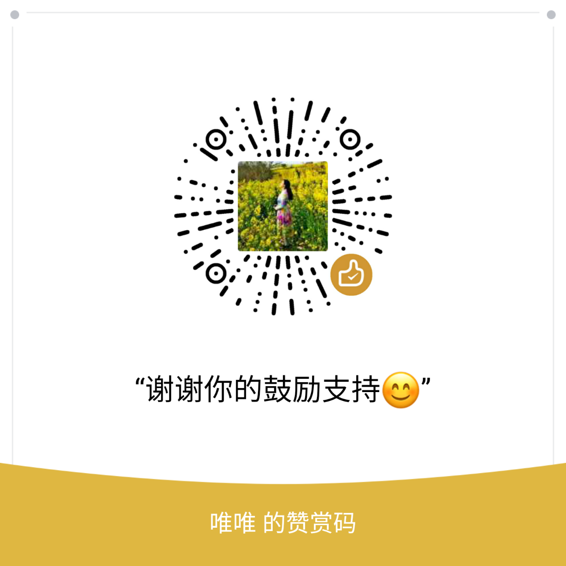 我的赞赏码