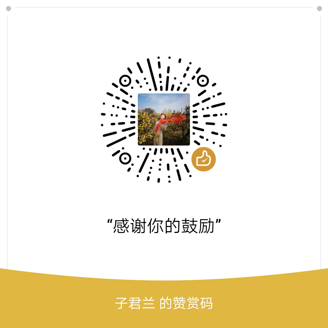 我的赞赏码