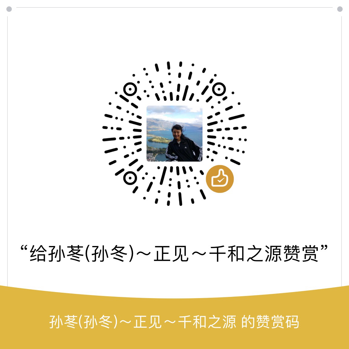 我的赞赏码