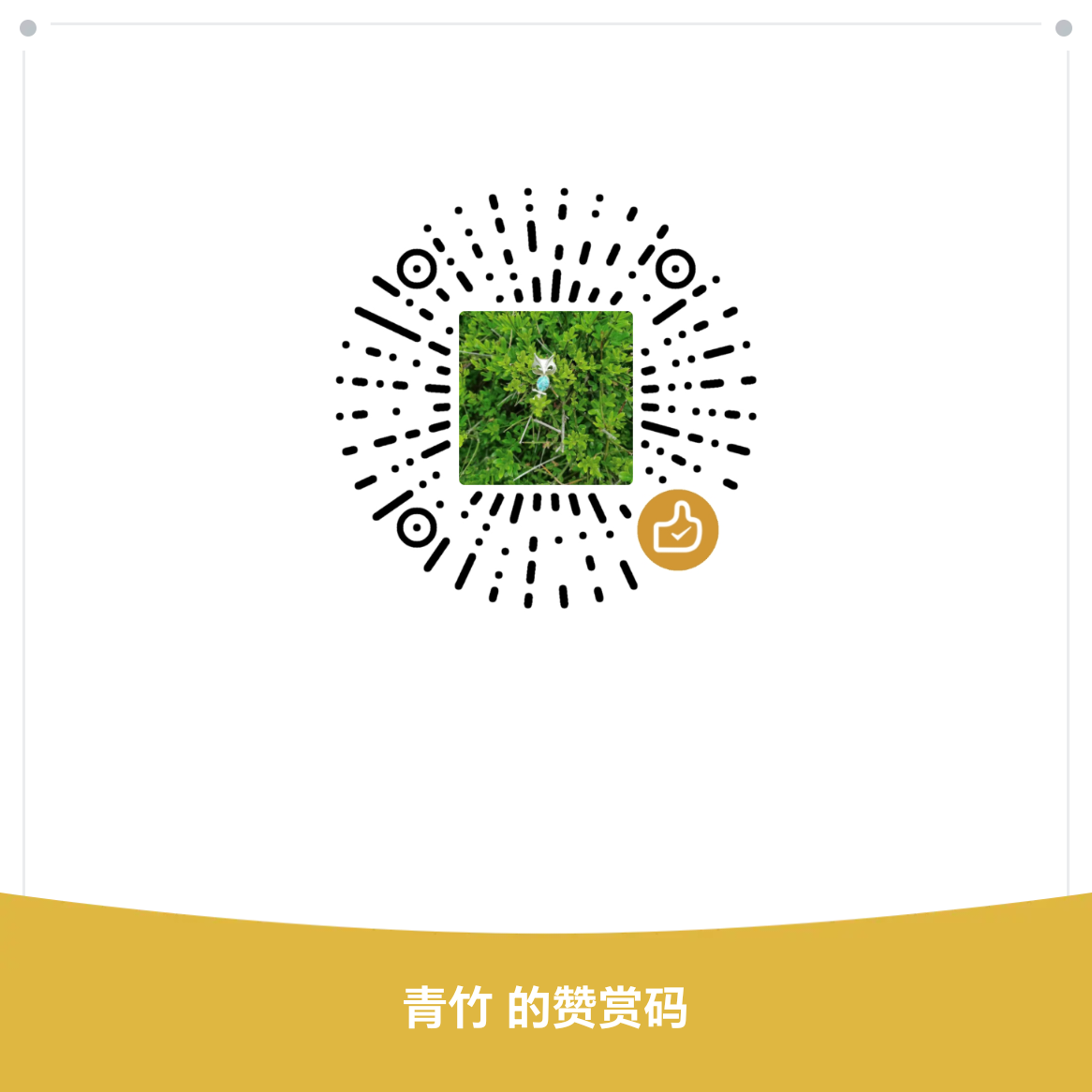 我的赞赏码